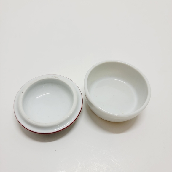 Reutter Porzellan W-Germany Floral White Round Jewelry Trinket Box with Lid - Picture 2 of 8